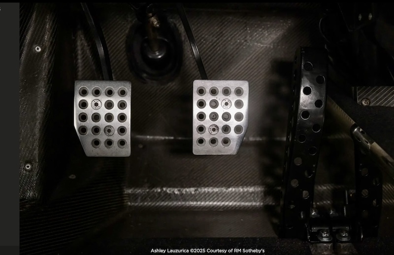 car clutch and brake pedals